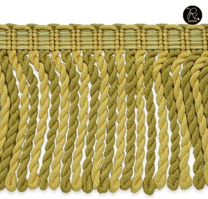 Bordure en dentelle à franges de qualité supérieure or et argent pour robes, rideaux et artisanat, bordure décorative à pompons pour vêtements de mariée et projets DIY - Product Image 4