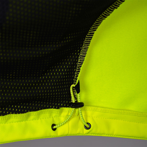 Chaqueta de Trabajo de Invierno para Hombre, 100% Poliéster, con Capucha, Alta Visibilidad, Color Verde, Cierre de Cremallera, Manga Larga, Reflectante y de Seguridad - Product Image 6