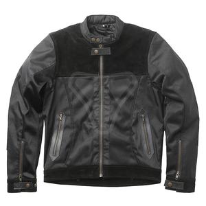 Veste de moto courte approuvée CE avec textile réfléchissant, veste d'équitation imperméable et respirante pour toutes les saisons - Product Image 1