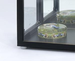 Vitrine moderne en verre trempé noir pour salle à manger, supermarché, bar à domicile, salon, entrée, hôtel, villa, atelier, meubles - Product Image 6