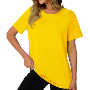 T-shirt de sport pour femme en promotion – Tissu léger et respirant, extensible et confortable pour l'entraînement – Fournisseur OEM/ODM en gros - Product Image 1