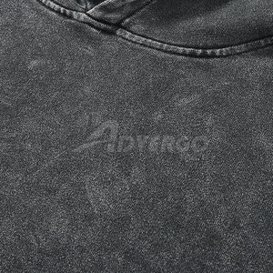 Vente directe d'usine, prix de gros, sweats à capuche délavés pour hommes, design de logo personnalisé, sweats à capuche délavés pour hommes - Product Image 6
