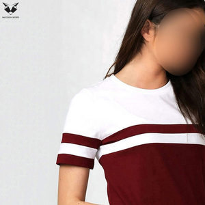 T-shirt décontracté pour femme, coupe ample, col rond, écologique et durable, produit de qualité supérieure, vêtement extérieur pour femme - Product Image 3