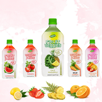 Hoogwaardige gearomatiseerde kale ananas 1000ml fles natuurlijke verse ingrediënten laag suikergehalte fabriek Vietnam groothandel