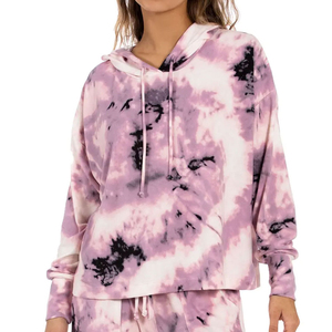 Sudadera con Capucha Tie Dye para Mujer, de Alta Calidad, Estética Premium, Cálida y Acogedora, con Costuras Elegantes y una Hermosa Selección de Colores - Product Image 1
