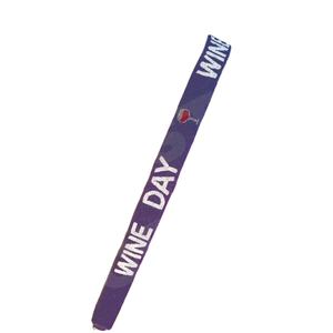 Charmes du jour du vin sangles de sac de perles de rocaille en or blanc personnalisées 'Hook Em Horns' accessoire à la mode sangle de sac à main perlée - Product Image 1