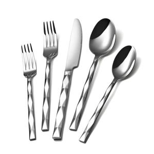 Juegos de cubiertos para restaurante, acabado plateado, cucharas, tenedores y cuchillos de latón, juego de cubiertos de primera calidad, precio de fábrica al por mayor - Product Image 3