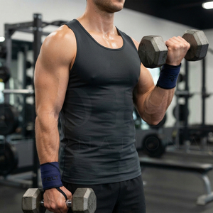 Bandes de maintien pour poignets de qualité supérieure pour la musculation, le cross-training, l'entraînement en salle de sport, soutien des poignets, sangles personnalisées avec design de couleur - Product Image 4