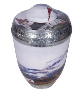 โกศโลหะสำหรับผู้ใหญ่โกศโลหะสไตล์ยุโรป - Product Image 3