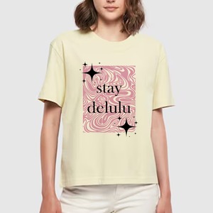 T-shirts à manches courtes légers de qualité supérieure pour femmes T-shirts vert clair en coton bio doux imprimé écologique - Product Image 2