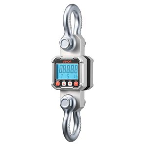 Bilancia Industriale a Gancio per Carichi Pesanti, Capacità Massima 3000 kg (6600 libbre), Struttura in Alluminio Pressofuso con Display LCD, Bilancia Digitale Sospesa - Product Image 1