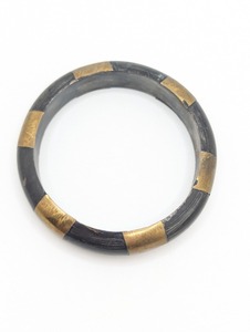 Brazaletes de Latón Estilo Vintage con Incrustaciones de Hueso, Joyería Boho Chic para Mujer - Product Image 2