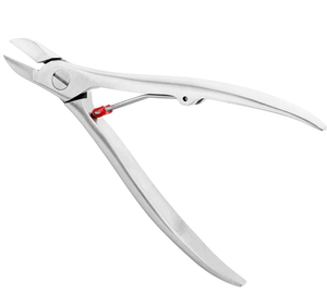 Coupe-cuticules rose en acier inoxydable, à mâchoires complètes, pour manucure, étanche, extrêmement tranchant, pour soins des ongles, en vente - Product Image 2
