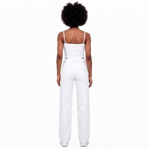 Wholesale Manufacturer Solutions Private Label Women <b>Denim</b> Pant Premium Cotton <b>Stretch</b> <b>Denim</b> Clothing with OEM Service OEM Size - Product Image 6