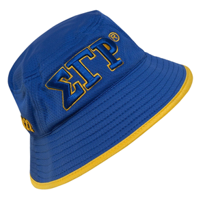 Sombrero de Pescador Flexible Sigma Gamma Rho Azul Rey con Diseño de Letras de la Hermandad Griega, Gorra Casual para Mujer, Personalizada para Universidad, Verano y Actividades al Aire Libre - Product Image 2