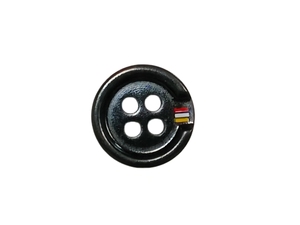 Black Round Sewing <b>Button</b> Four Hole <b>Button</b> Natural Craft Garment Clothing Accessory - Product Image 2