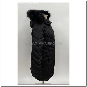 Chaqueta Acolchada Impermeable Personalizada para Mujer, Chaqueta de Invierno Acolchada de Diseño, Abrigo Acolchado de Nailon para Mujer - Product Image 2