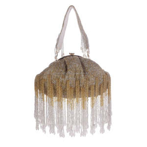 Bridal Potli Bag <b>Wedding</b> Beaded Handmade Fashion Evening <b>Clutch</b> Party Nylon Lining Portable Durable - Product Image 3