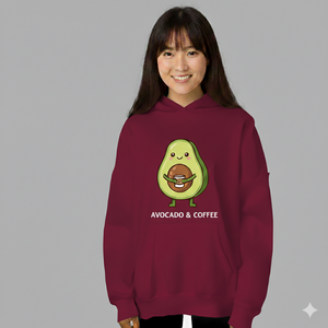 Sustainable Women Pullover Hoodie Organic Cotton Eco Friendly Sweatshirt - Product Image 1