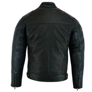 Custom Made Men Motorcycle Leather <b>Jacket</b> Racing Jersey Motorbike <b>Biker</b> With Genuine Leather With Armoured Protection - Product Image 2