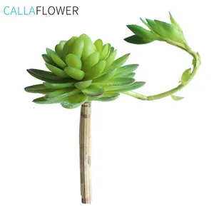 MW17693 Factory Direct Sale Artificial Plastic Succulent Plants Water Lily/Lotos/Candock Succulent Branch For Mother's Day gift