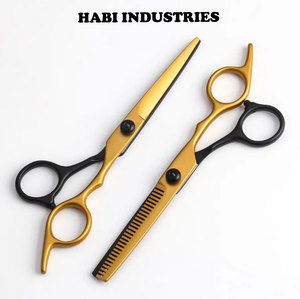 2026 Professional German Stainless Steel Sharp <b>Blade</b> Right-Handed <b>Barber</b> Hair Cutting Scissors Set Beauty Instruments Tools - Product Image 4