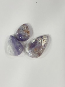 Lote de 10 Cabujones de Piedra Tiffany Púrpura Natural, 38g, Venta al por Mayor de Gemas Sueltas, Proveedor a Granel para Compradores de China - Product Image 5