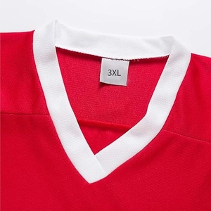 Premium Quality Sublimated Red and White Ice Hockey Jersey High Quality Plain Blank Ice Hockey Shirts for Unisex - Product Image 4