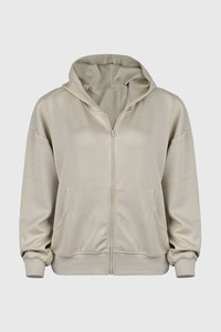 Ensemble de survêtement réversible à capuche en coton épais coupe-vent 100 % coton, grande taille, beige, pour l'hiver - Product Image 2