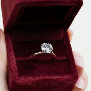 2.00 ct Round Cut Lab Grown <b>Diamond</b> Solitaire Ring 18K/14K/10K Yellow Gold Minimalist Engagement Wedding Fine <b>Jewelry</b> Wholesale - Product Image 3