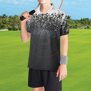Polos de golf pour jeunes, vêtements de sport professionnels, conçus avec un tissu performant et durable et un design moderne. - Product Image 6