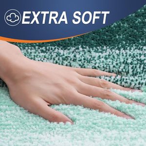 Hot Selling 17"x24" Microfiber Bath <b>Mat</b> Super <b>Absorbent</b> Non-Slip Floor Thick Plush Shaggy Tufted Bathroom Rug Washable Hotel - Product Image 3