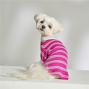 ODM OEM Taiwan pink Red and White Striped <b>t</b> <b>Shirt</b> for Small Dogs - Product Image 1