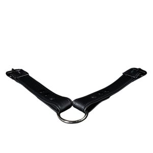 <b>Mens</b> Trojan 2.0 Leather Cock Strap Adjustable Fit Premium Leather Club Wear Accessory - Product Image 2