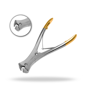 เครื่องตัดปลายสายขนาด 22 ซม. แบบมีด้ามจับ TC สำหรับการผ่าตัดกระดูกและข้อ - Product Image 1