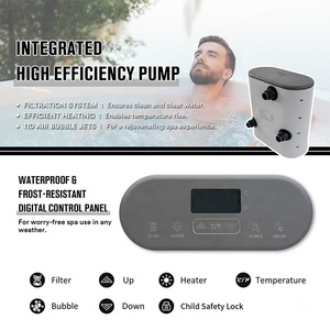 5-7 personnes <span class=keywords><strong>Jacuzzi</strong></span> extérieur Hottubs Drop Stitch bain à remous <span class=keywords><strong>gonflable</strong></span> avec <span class=keywords><strong>pompe</strong></span> - Product Image 3
