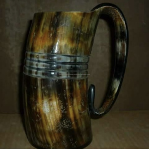 Le plus élevé 100% naturel Viking médiéval corne à boire bière boire corne de vache fabriqué à la main corne à boire le plus exigeant créatif - Product Image 2