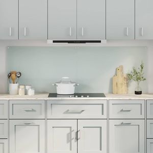 แผ่นกันเปื้อนครัว 2 ชิ้น ขนาด 35.43 X 23.62 นิ้ว กระจกนิรภัยสีขาว ช่วยเพิ่มสไตล์และความทนทานให้กับห้องครัวของคุณ - Product Image 1