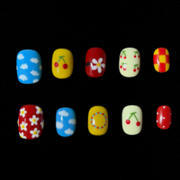 Ongles artificiels faits à la main, livraison rapide, prix négociable, faible MOQ, logo personnalisé, marque privée, qualité salon, finition soignée