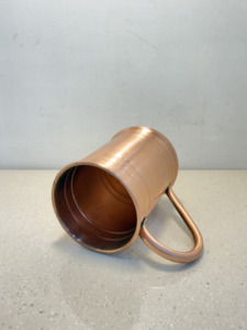 Premium Pure Copper Beer Tankard Mug 16oz Smooth Plain Copper Stein with Handle Wholesale Barware Cocktail <b>Drinkware</b> - Product Image 4
