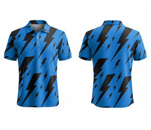 Sports Sublimation Polo Shirt Lightweight Performance Wear Durable Stitching for Men Women Youth Quick-Dry Dry-Fit Active Polo - Product Image 5