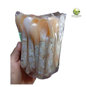 ช้อนขนมหวานด้ามยาวลายดอกไม้ ชุบทอง วัสดุออร์แกนิก เป็นมิตรกับสิ่งแวดล้อม ดีไซน์สร้างสรรค์ สำหรับอาหารตะวันตก - Product Image 4