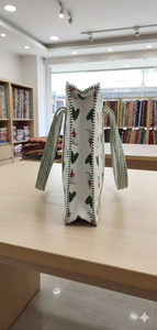 กระเป๋าผ้าลายควิลท์ดีไซน์เนอร์ |   ผ้าฝ้ายเนื้อนุ่ม |   จำหน่ายส่งและขายส่งจำนวนมาก - Product Image 3