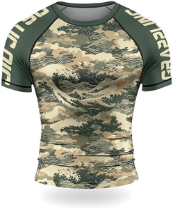 Wholesale Breathable Material Lightweight <b>Flexible</b> Movement Men Rash Guard Durable Fabric Stylish Fit Comfortable Custom - Product Image 1