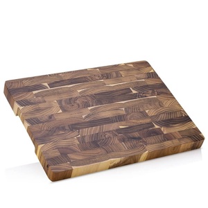 Planche à découper en bois au design élégant, épaisse, pour la cuisine, pour les chefs à domicile, planche à découper multifonction en bois massif, en solde - Product Image 3