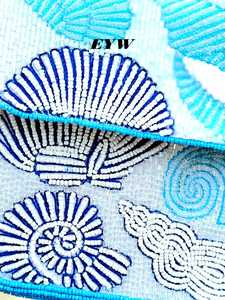 Sac à main de soirée bohème multicolore de style indien fait main avec perles, sac à bandoulière pour le shopping et les fêtes - Product Image 2