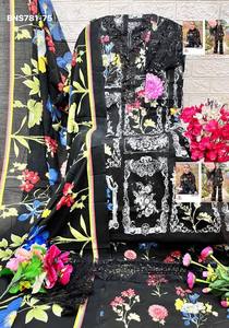 Conjunto de Salwar-Kameez y Dupatta de Algodón con Diseño Moderno y Colores Impresionantes, con Estampado y Bordado, Proveedor Mundial - Product Image 5