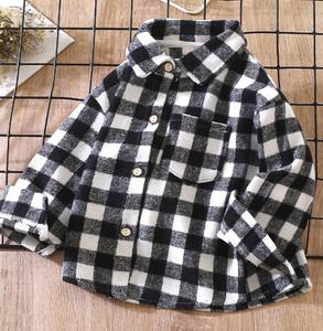 Chemise à carreaux de haute qualité pour garçons, enfants, logo personnalisable ODM, manches longues, col rond, décontractée, unisexe, tricotée, 100% coton - Product Image 6