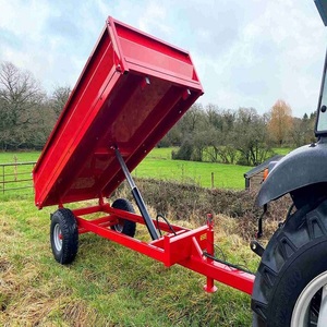 Nouvelle remorque agricole motorisée basculante Avant, niveau de sécurité élevé, garantie 1 an, capacité de 350 kg, composants moteur robustes - Product Image 3