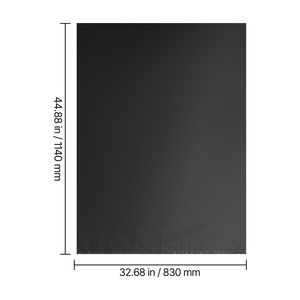 Sacs poubelles professionnels très résistants de 40-45 gallons, épaisseur 1,7 MIL, grands sacs poubelles noirs industriels, grands sacs poubelles pour usage domestique - Product Image 4